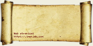 Andjelina Tošković vizit kartica